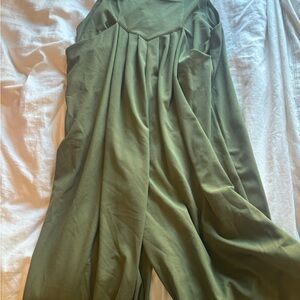 Elegant Olive Green overalls